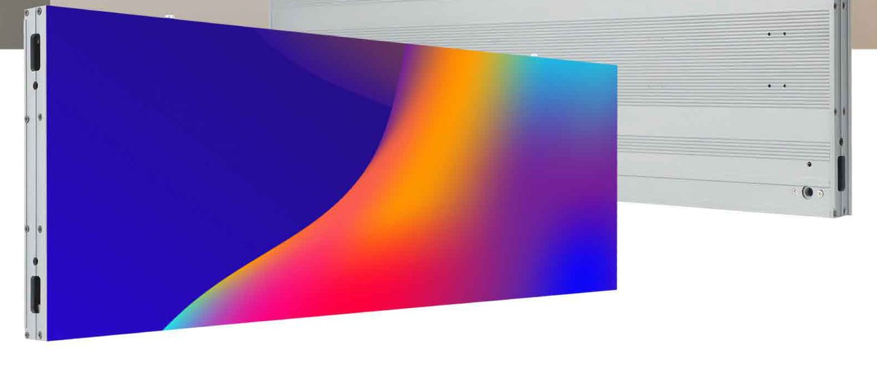 Ultra-thin wallpaper LED panel, front and slim silver rear